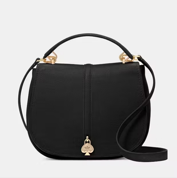 kate spade Handbags - Kate Spade Kayla Pebbled Leather Saddle Bag